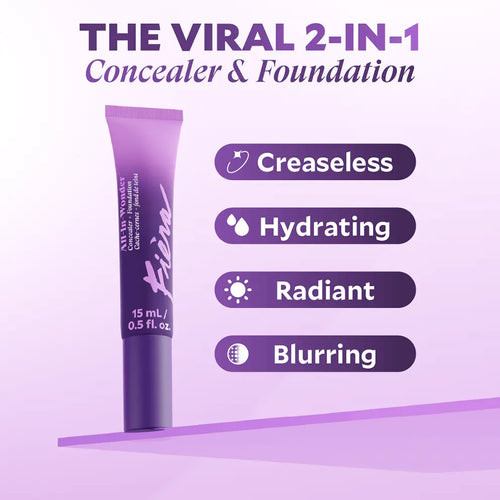 All-In-One Concealer & Foundation for Flawless Skin